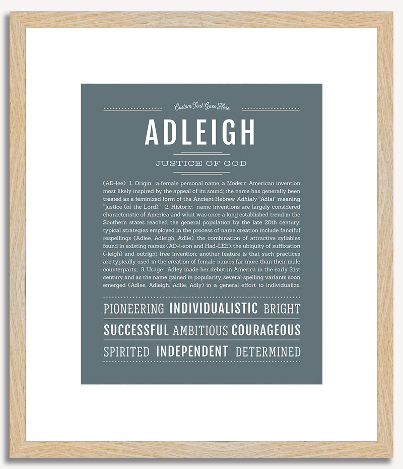 Adleigh | Name Art Print