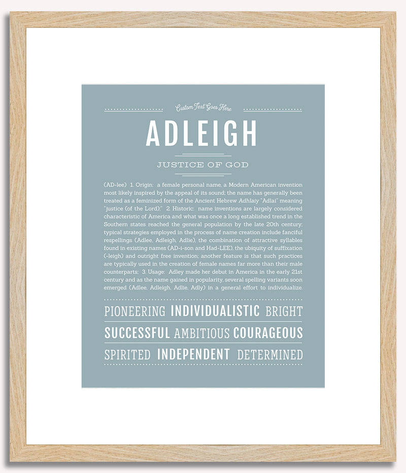 Adleigh | Name Art Print