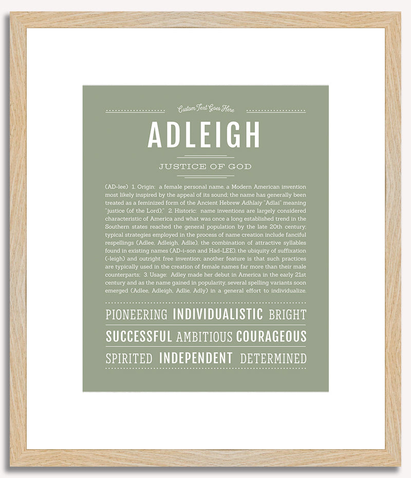 Adleigh | Name Art Print