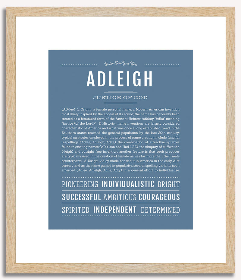 Adleigh | Name Art Print