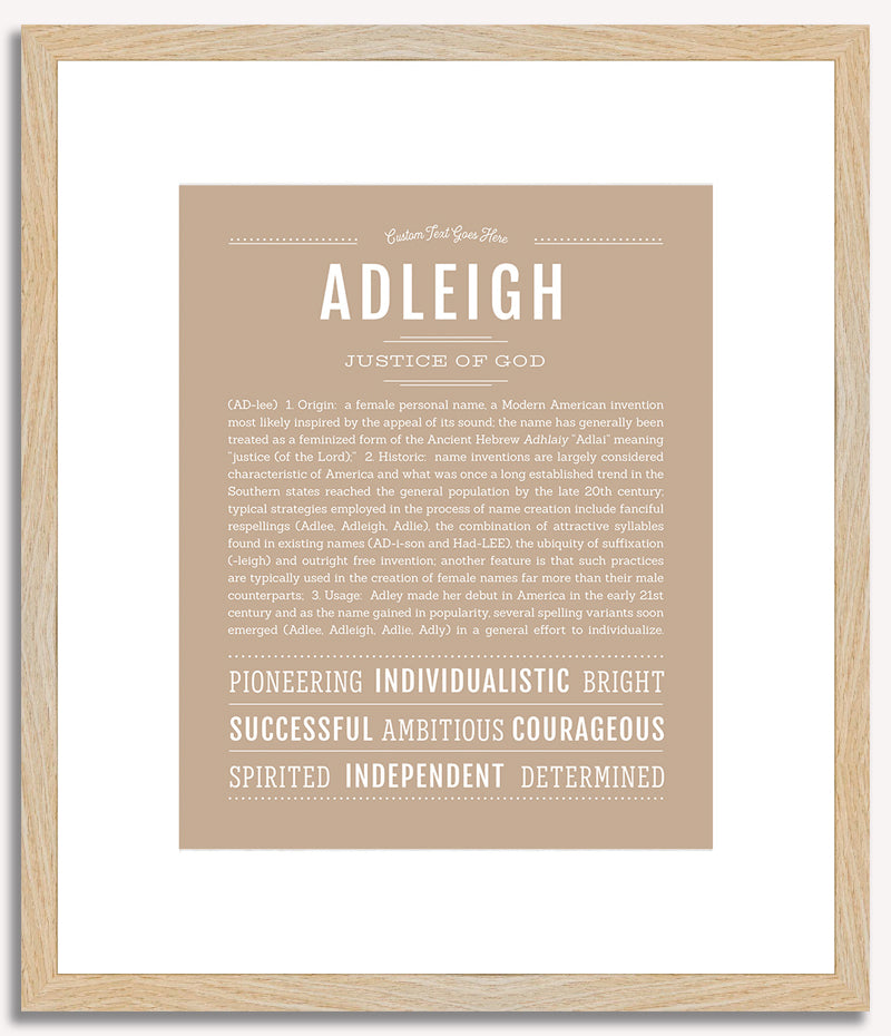 Adleigh | Name Art Print