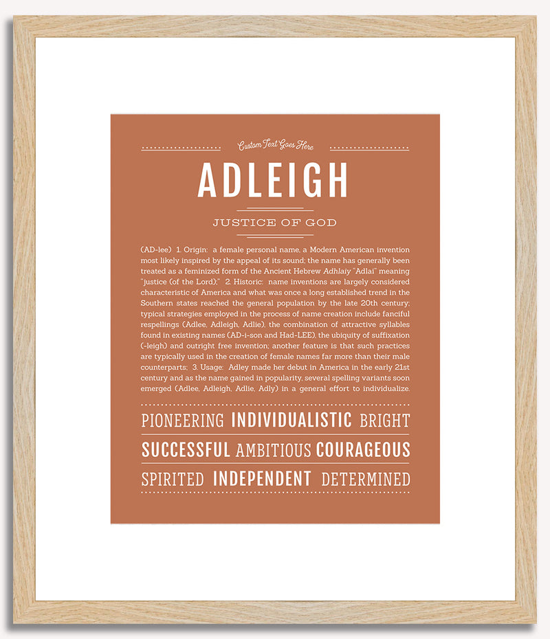 Adleigh | Name Art Print