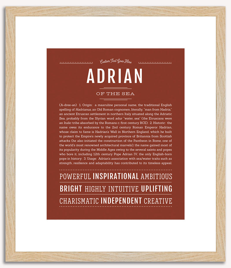 Adrian | Name Art Print