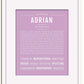 Frame Options | Lilac | White Frame, Matted