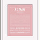 Frame Options | Dusty Rose | White Frame, Matted