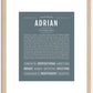 Adrian | Name Art Print