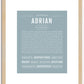 Adrian | Name Art Print