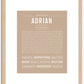 Adrian | Name Art Print