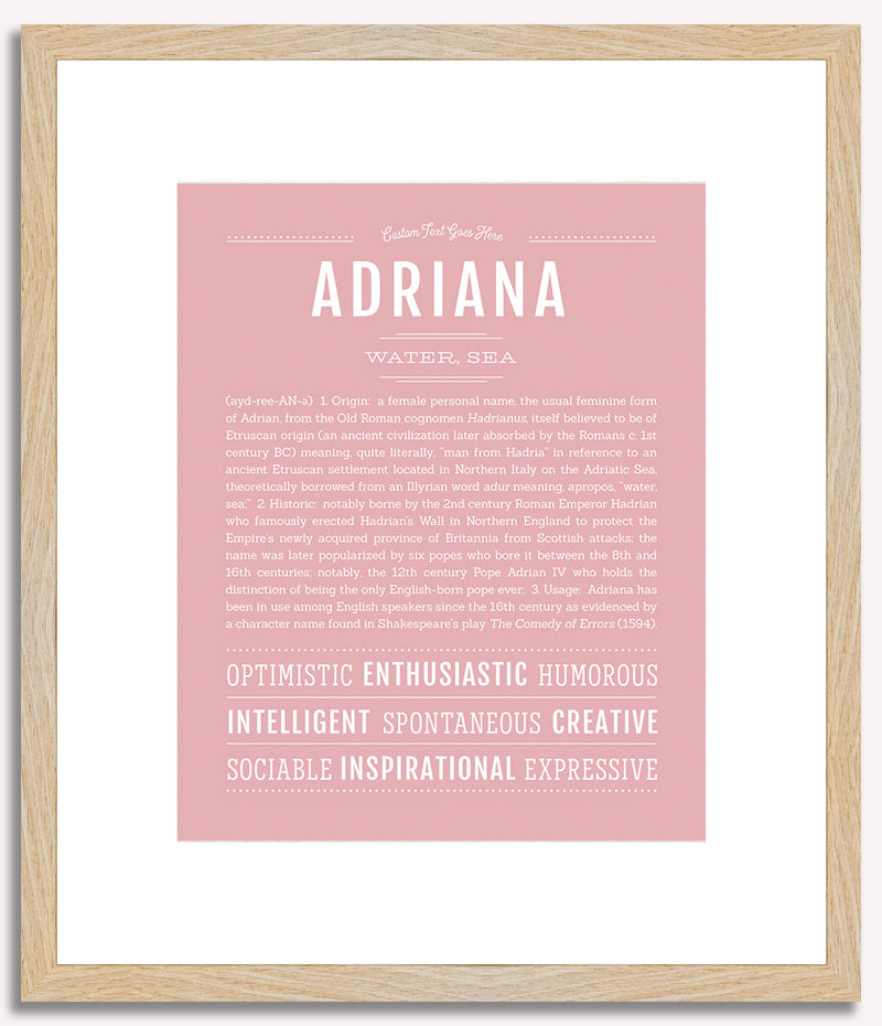 Adriana | Name Art Print