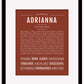 Frame Options | Bordeaux | Maple Frame, Matted