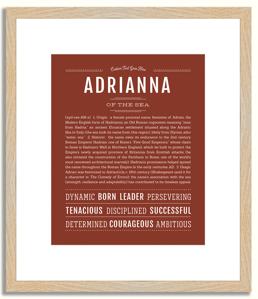 Adrianna | Name Art Print