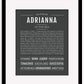 Frame Options | Charcoal Gray | Maple Frame, Matted