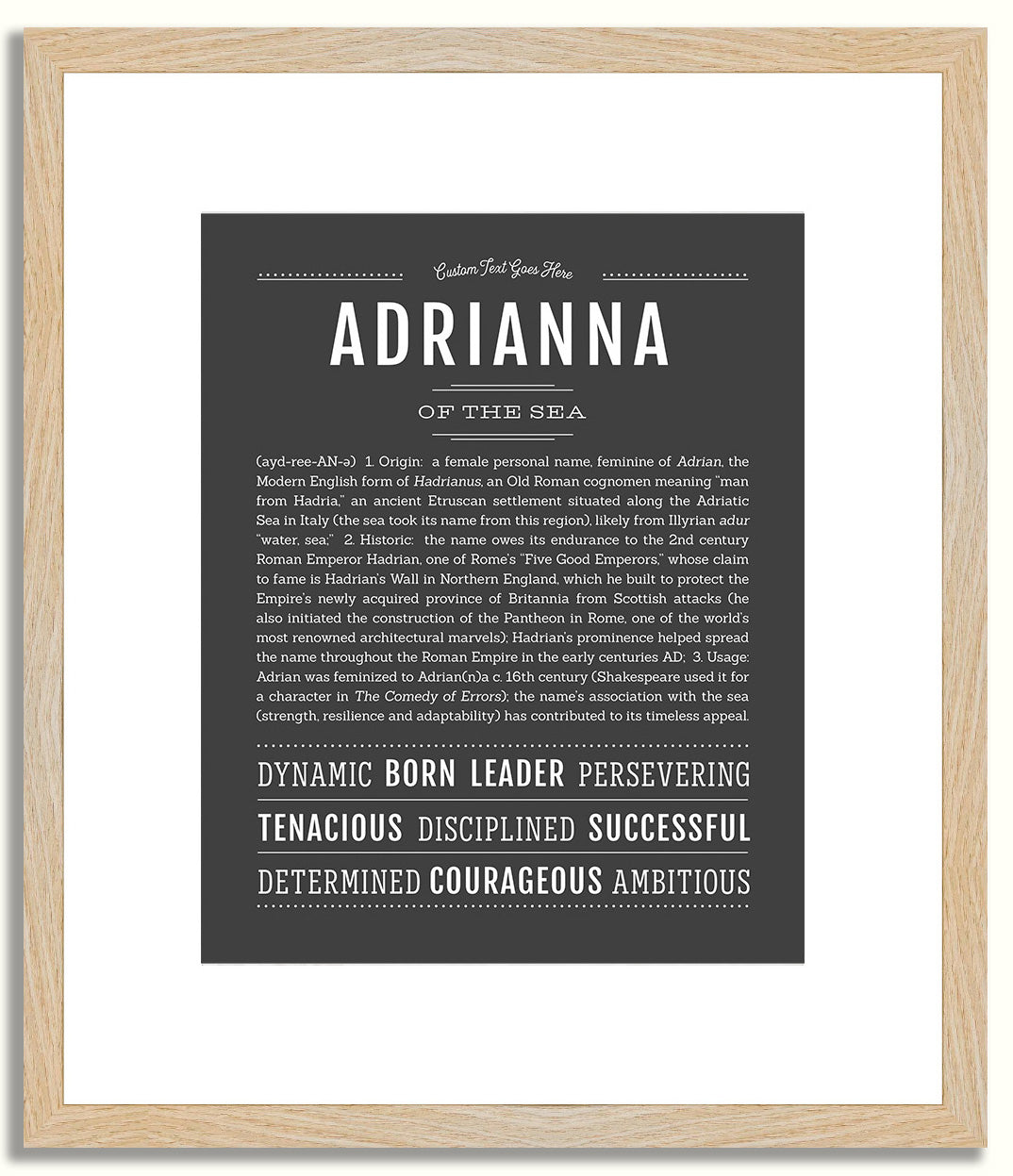 Adrianna | Name Art Print