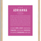 Adrianna | Name Art Print