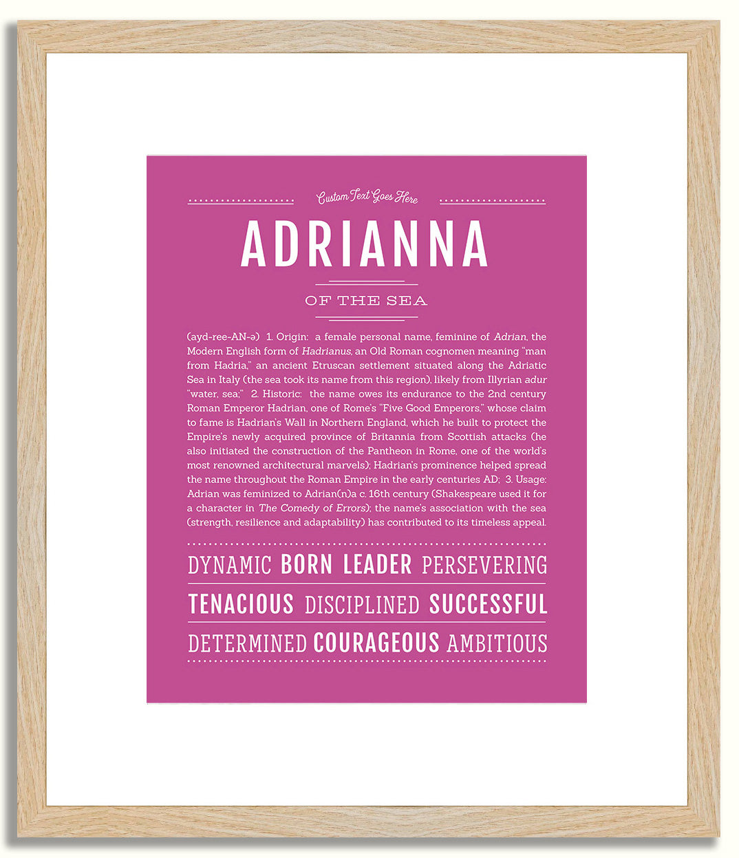 Adrianna | Name Art Print