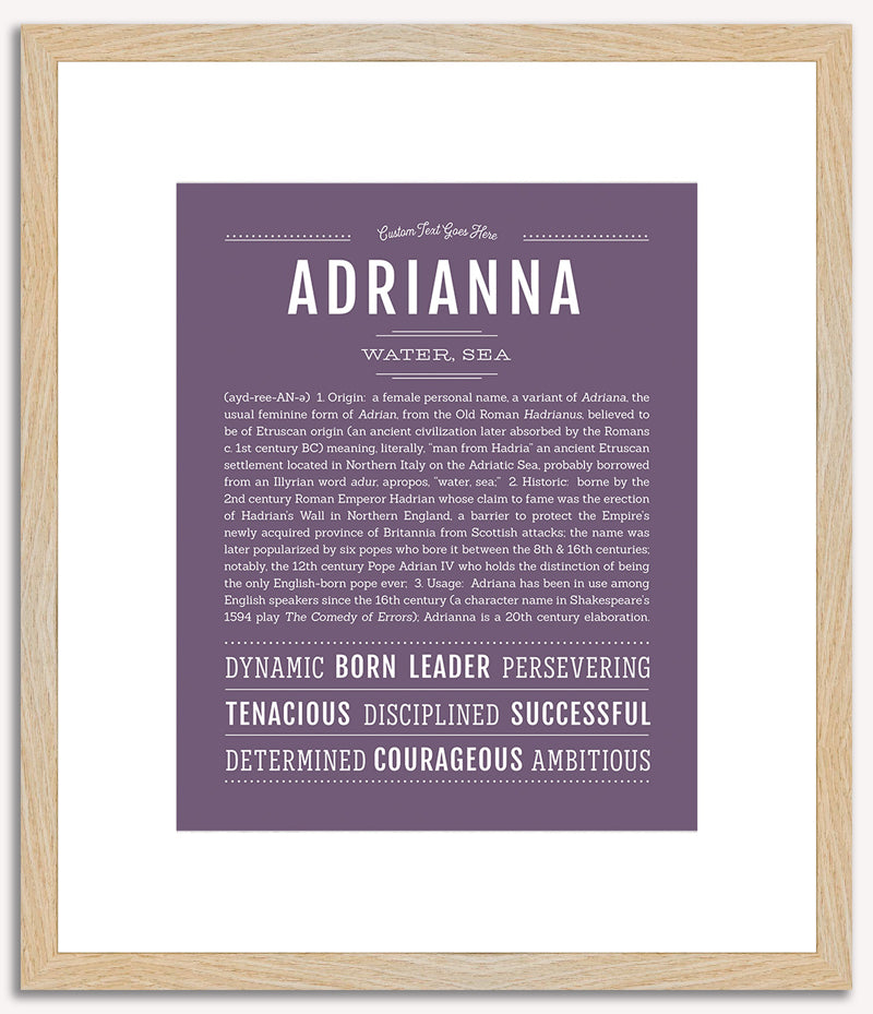 Adrianna | Name Art Print