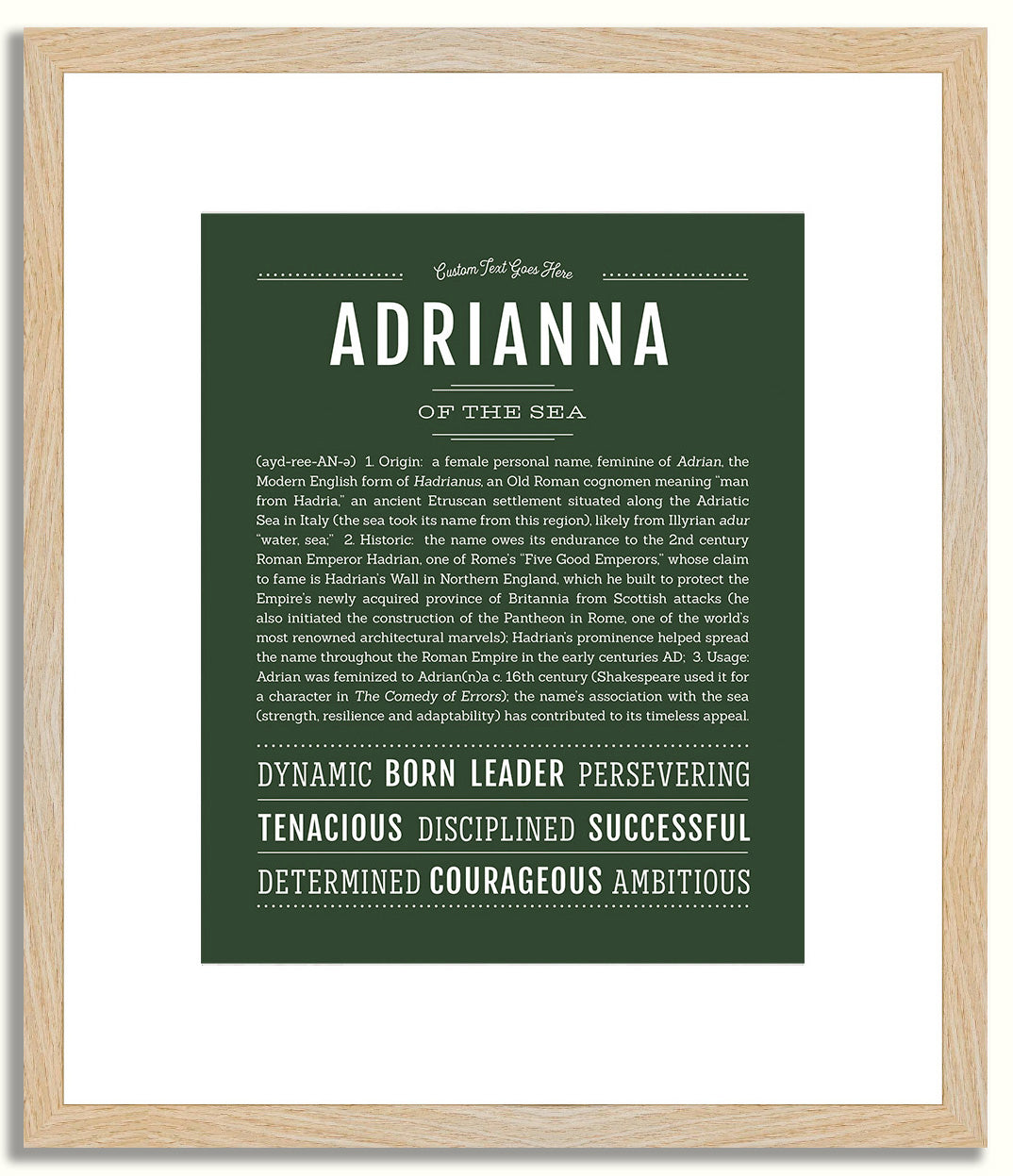 Adrianna | Name Art Print