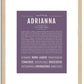 Adrianna | Name Art Print
