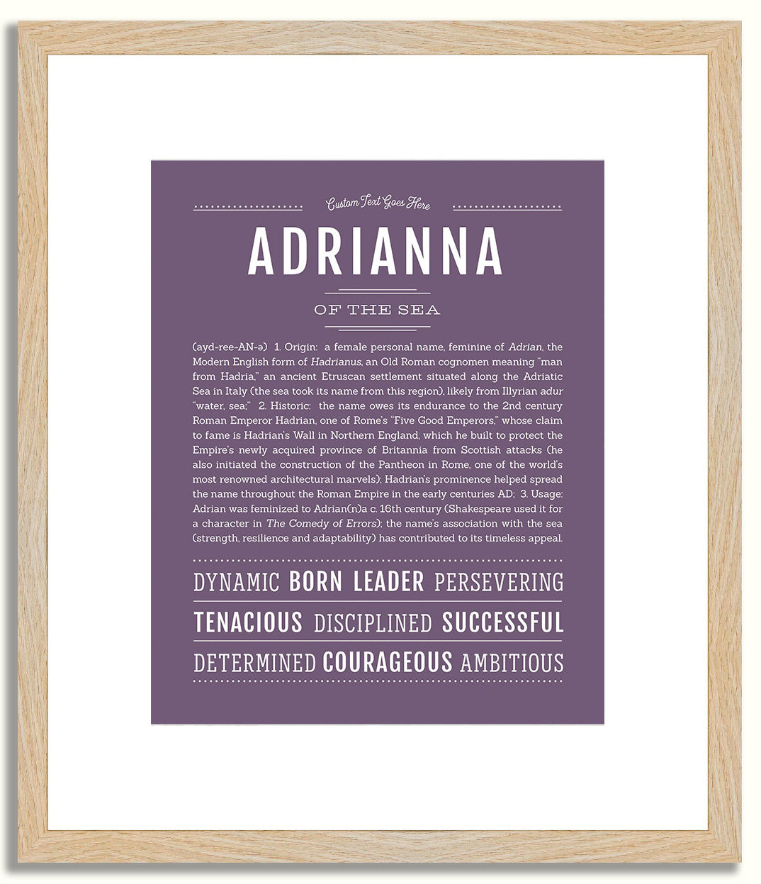 Adrianna | Name Art Print