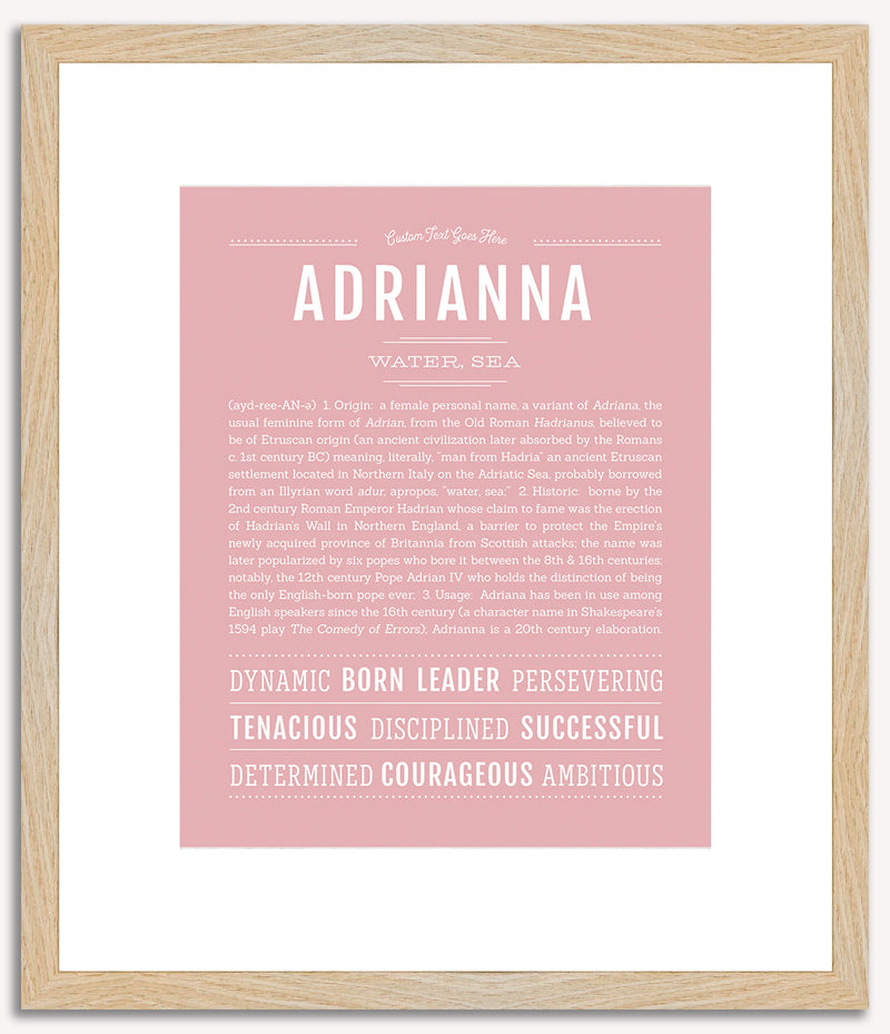 Adrianna | Name Art Print