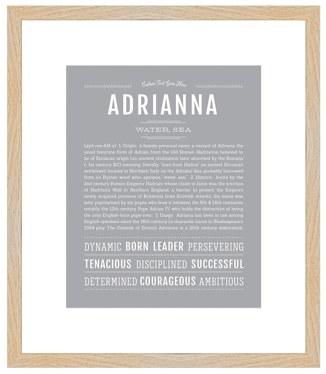 Adrianna | Name Art Print