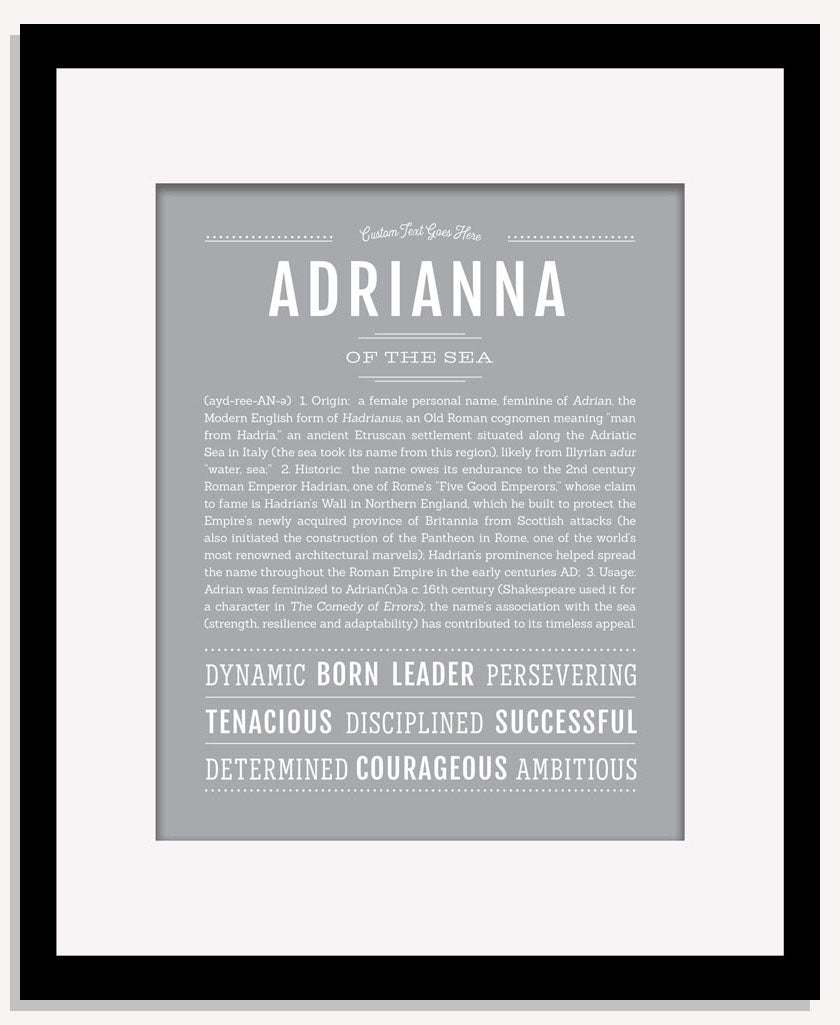 Frame Options | Light Gray | Maple Frame, Matted