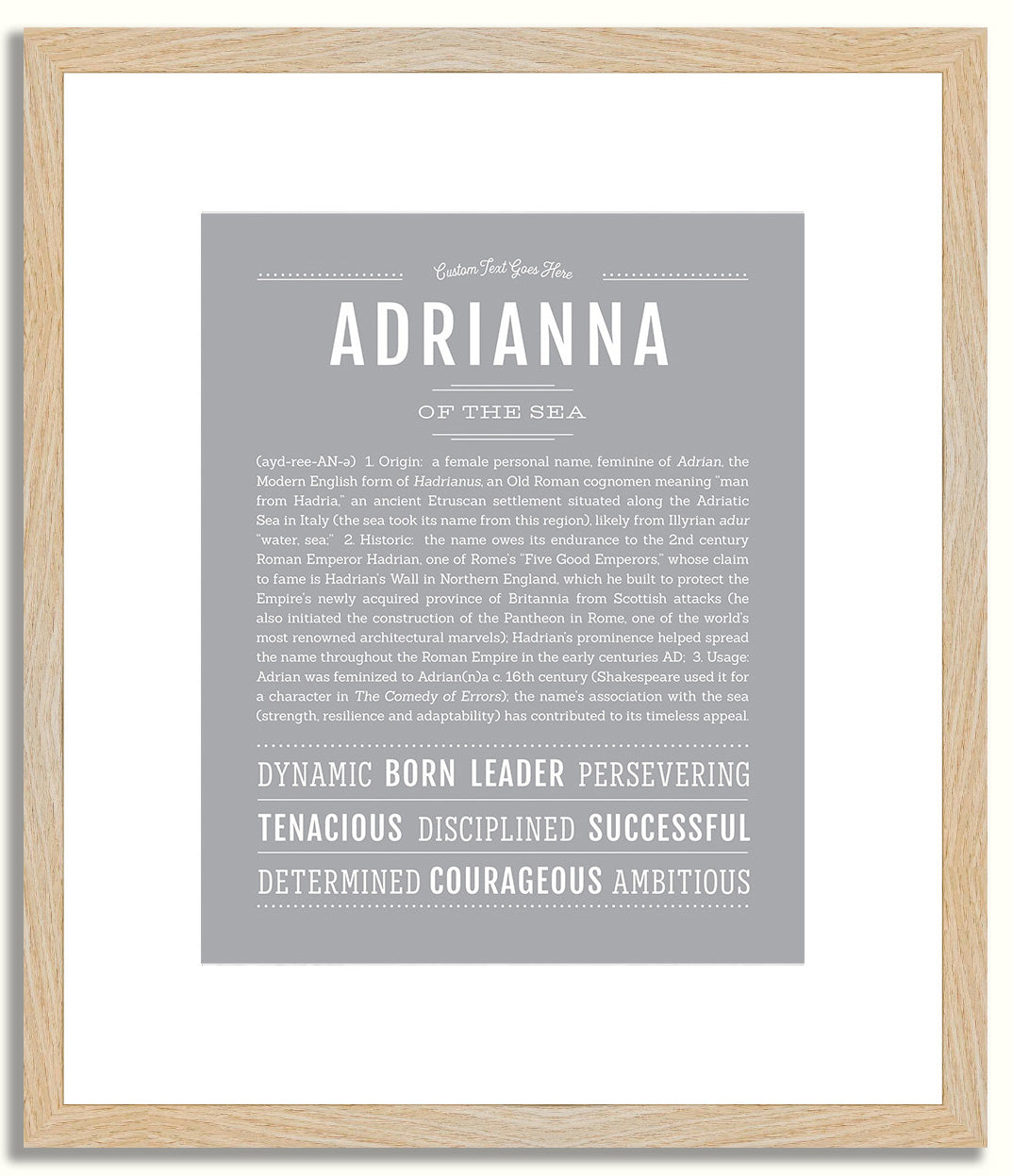 Adrianna | Name Art Print