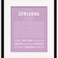 Frame Options | Lilac | Maple Frame, Matted