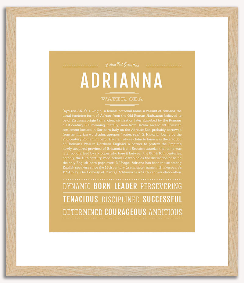 Adrianna | Name Art Print