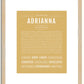 Adrianna | Name Art Print
