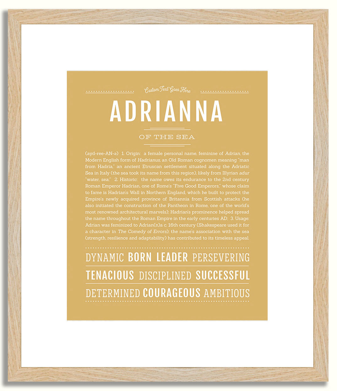 Adrianna | Name Art Print