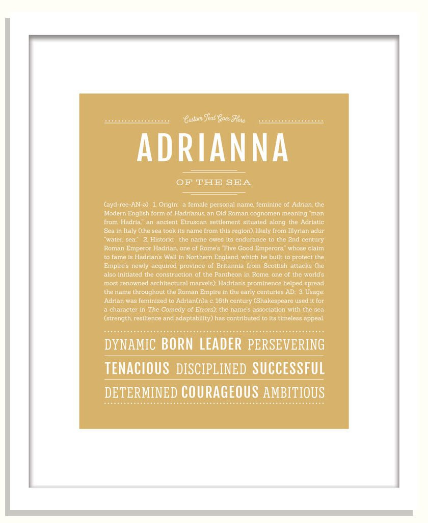 Frame Options | Matte Gold | Black Frame, Matted