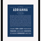 Frame Options | Midnight Blue | Maple Frame, Matted