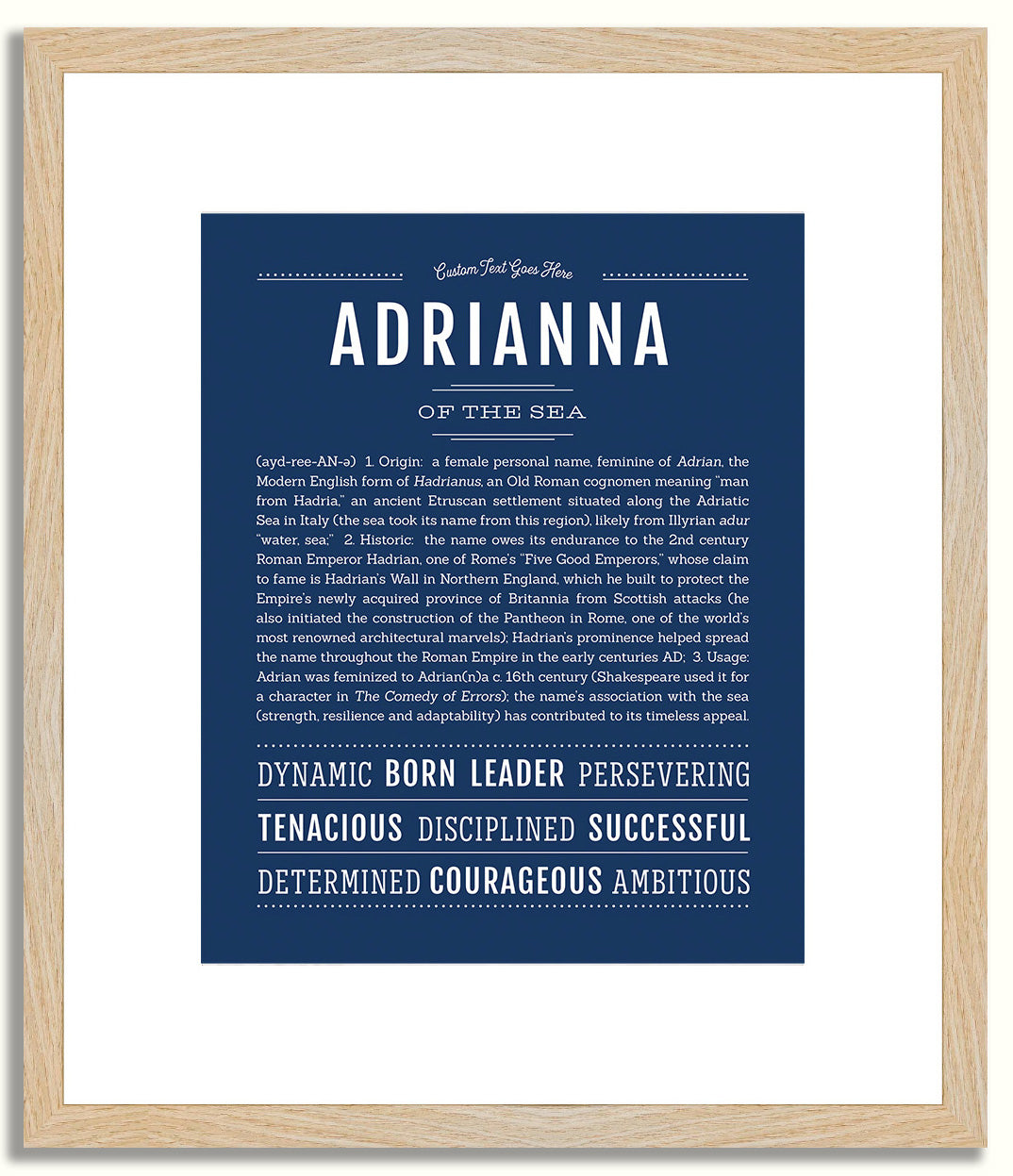 Adrianna | Name Art Print