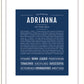 Frame Options | Midnight Blue | Black Frame, Matted