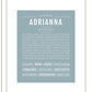 Frame Options | Powder Blue | Black Frame, Matted