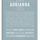 Frame Options | Powder Blue | White Frame, Matted
