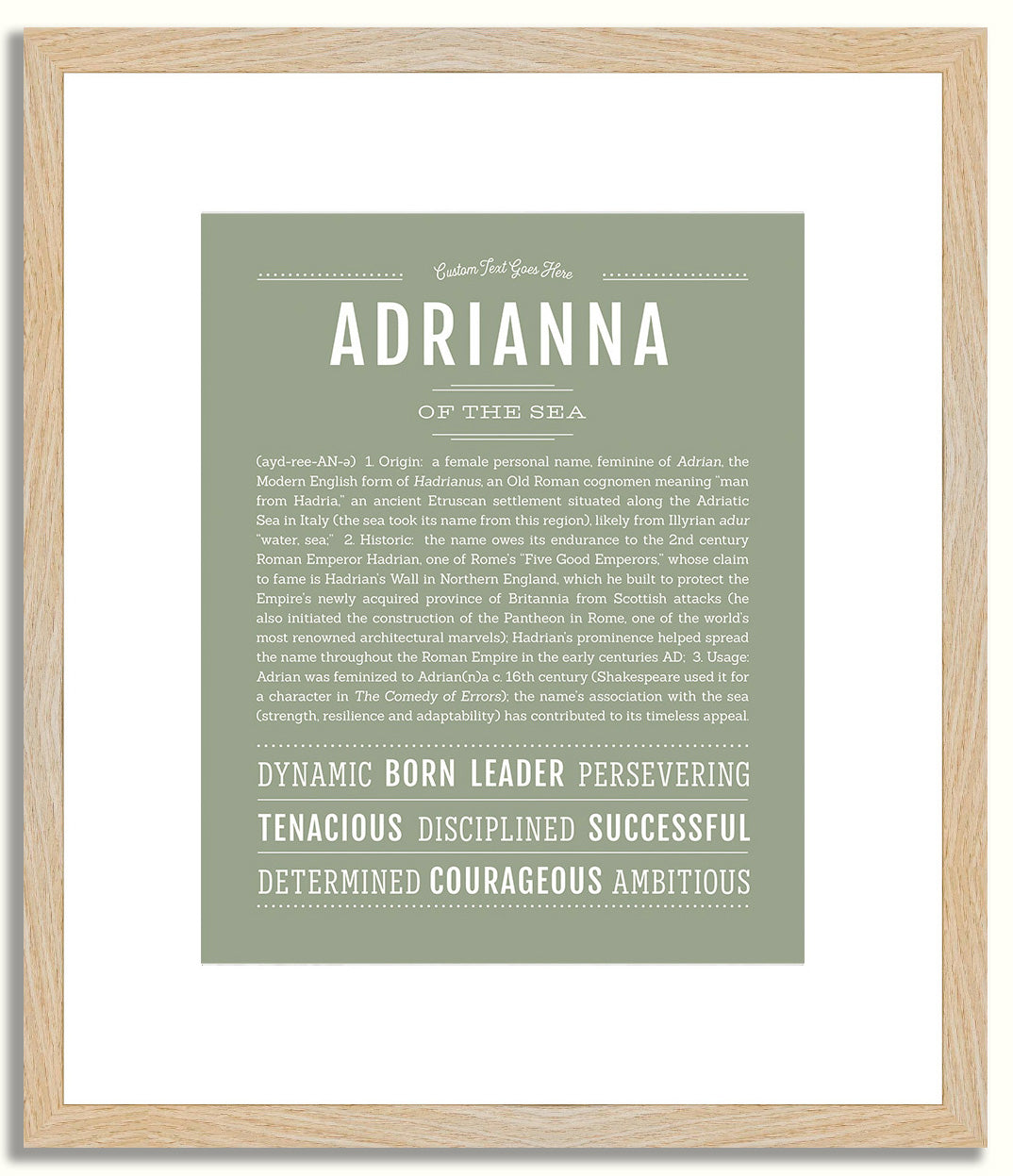 Adrianna | Name Art Print