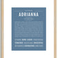 Adrianna | Name Art Print
