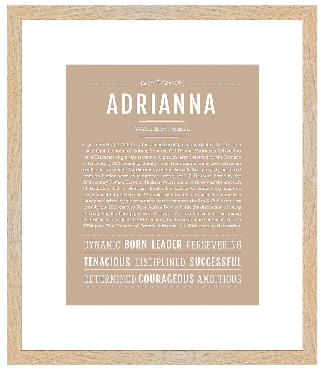 Adrianna | Name Art Print