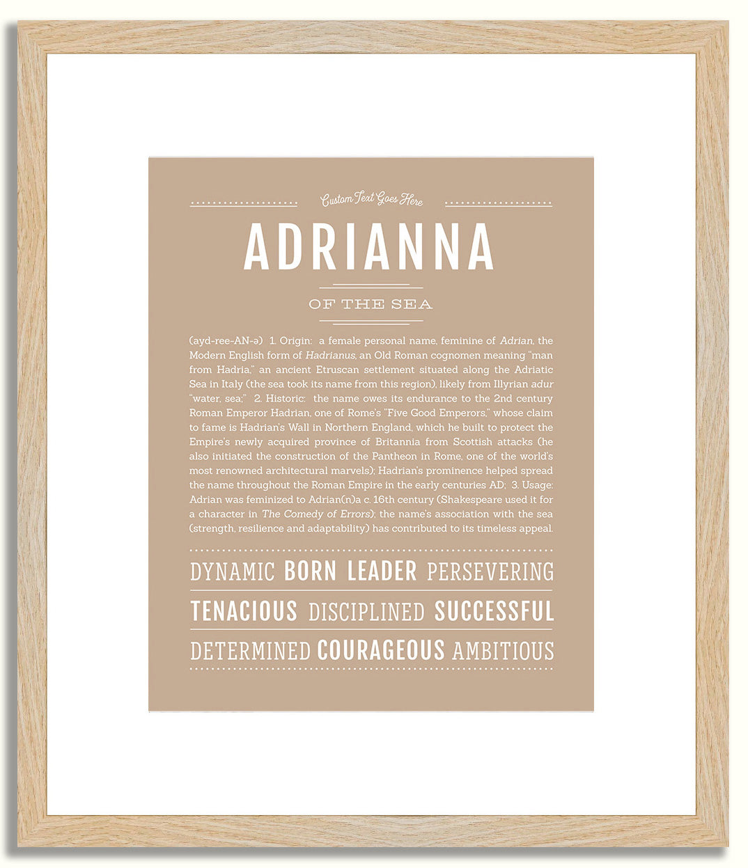 Adrianna | Name Art Print