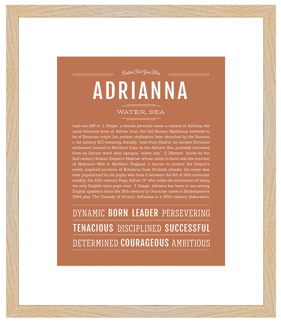 Adrianna | Name Art Print