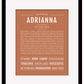 Frame Options | Terra Cotta | Maple Frame, Matted