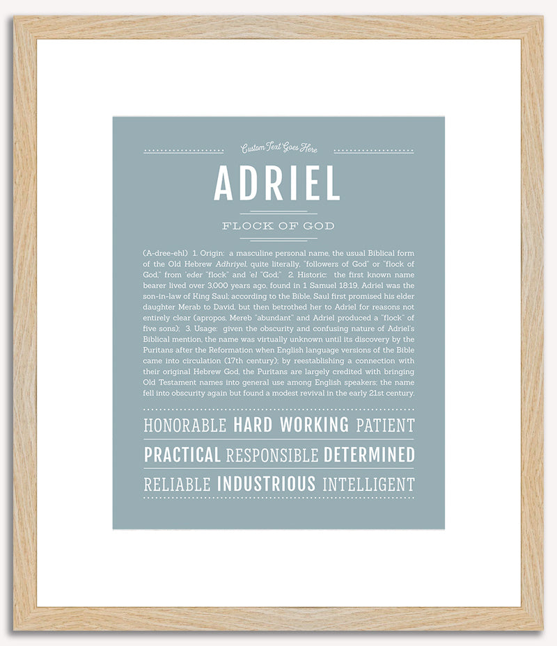 Adriel | Name Art Print