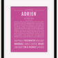 Frame Options | Dark Pink | Black Frame, Matted