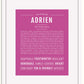 Frame Options | Dark Pink | White Frame, Matted