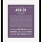 Frame Options | Deep Purple | Black Frame, Matted