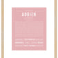 Frame Options | Dusty Rose | Maple Frame, Matted