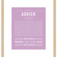 Frame Options | Lilac | Maple Frame, Matted