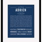 Frame Options | Midnight Blue | Black Frame, Matted